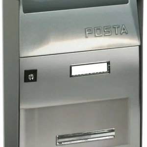 CASSETTA POSTALE SERIE 'EFFE T EVO' cm 22 x 11 x h 32,5 Alubox