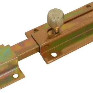 CATENACCIO PER PORTA PROFILATO CON CONTROPIASTRA 200MM - ACCIAIO TROPICALIZZATO