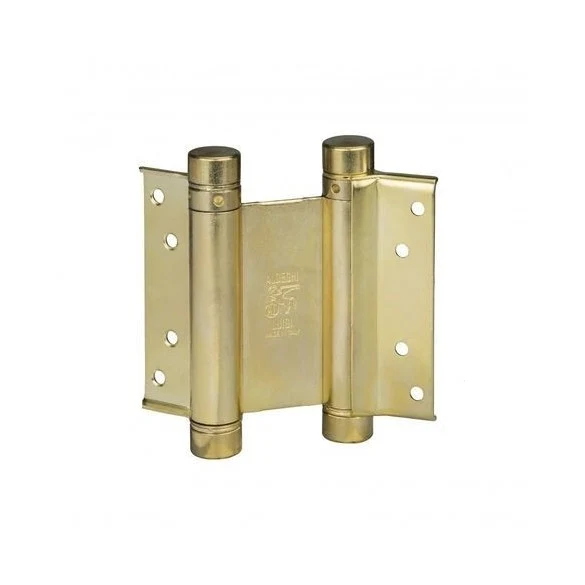cerniera molla doppia azione 125 mm - bronzata - 2 pezzi