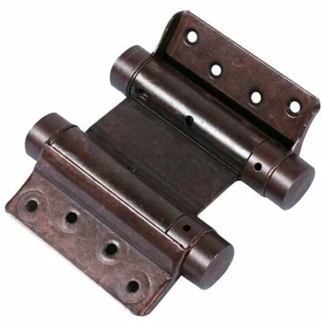 cerniera molla doppia azione 125 mm - bronzata - 2 pezzi