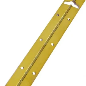 1 CERNIERA PER PIANOFORTE FERRO OTTONATO 900X40 MM