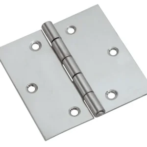CERNIERA PERNO FISSO INOX QUADRA mm.50x50