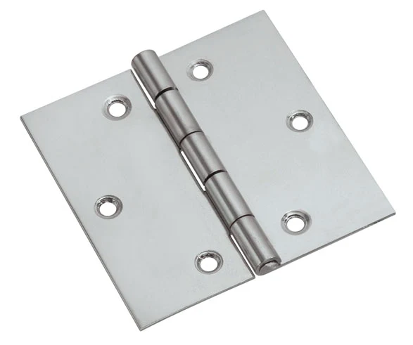 CERNIERA PERNO FISSO INOX QUADRA mm.50x50