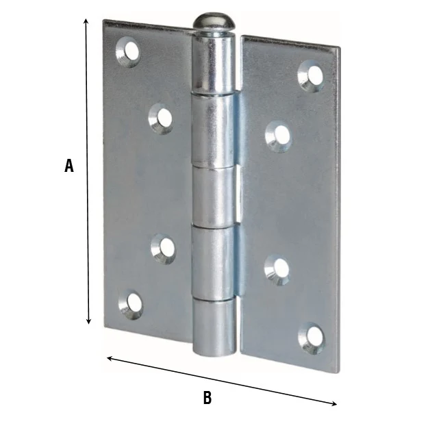 Cerniera Perno Sfil Aldeghi Acc Zin Pesan 89X89- 10,0 Pz