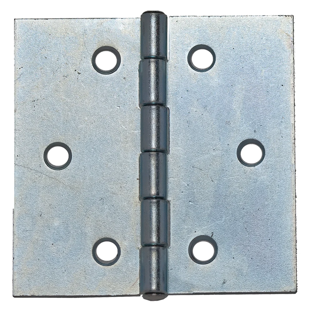 Cerniera Quadra Acciaio Zincato Mm 100 X 100 - Pz. 2 - Blister Koncreto