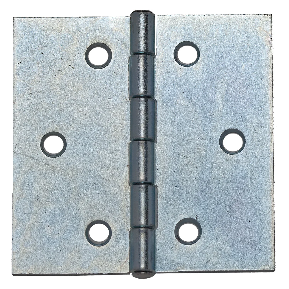 Cerniera Quadra Acciaio Zincato Art.121 Mm 80 X 80- 24 Pezzi - Aldeghi Luigi