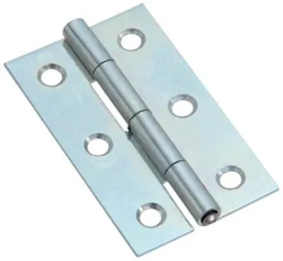 Cerniera Stretta 323 Valtoce - Acciaio Zincato Perno Fisso Mm 45X29X0,9- 24 Pezzi