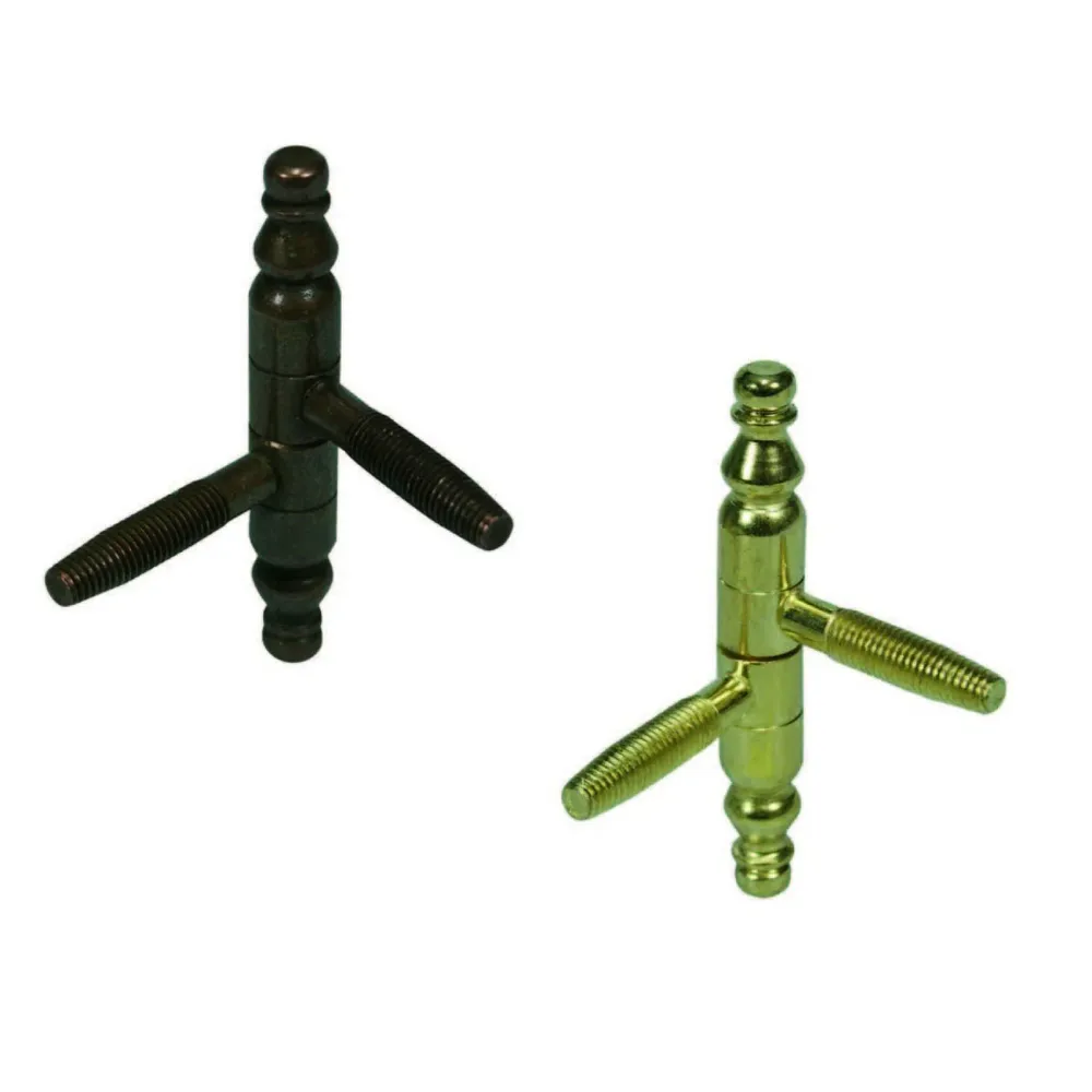 Cerniere Anuba Barocco Acciaio - ø mm.13 mod.131 (E.00132.13.02) bronzato - 25 pz