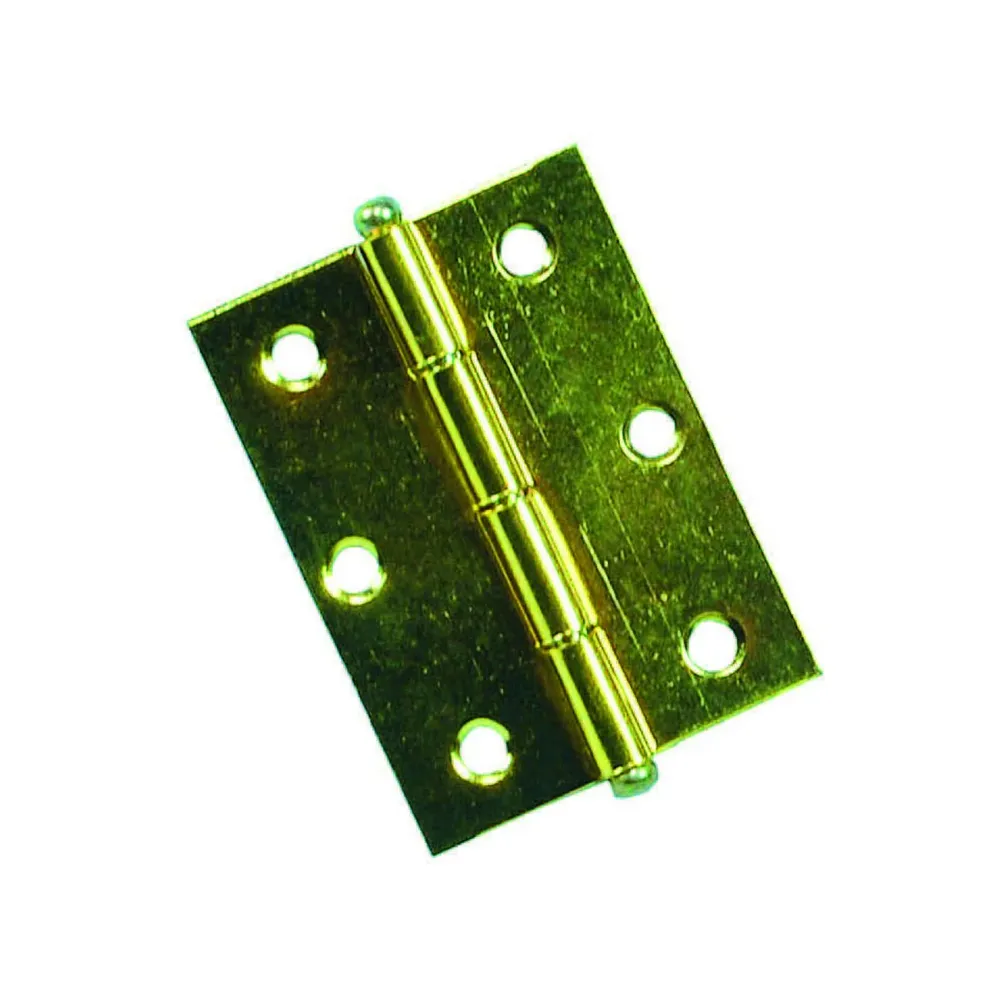 Cerniere Con Perno Sfilabile Acciaio Ottonato - mm.50x40 - 24 pz