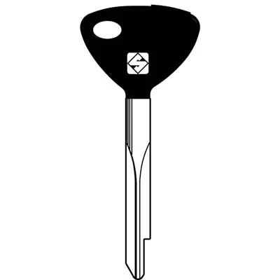 Chiave Croce Fiam Xf2P Silca - Ottone Nichelato- 5 Pezzi
