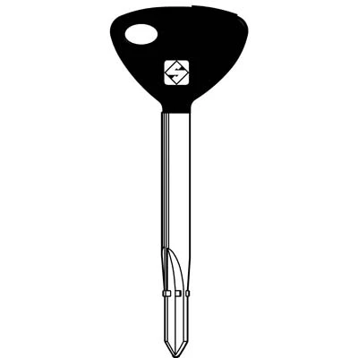 Chiave Croce Yale Xy2P Silca - Acciaio Nichelato- 2 Pezzi