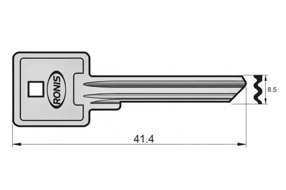 Chiave Grezza K2640 R1 - 10 Pezzi
