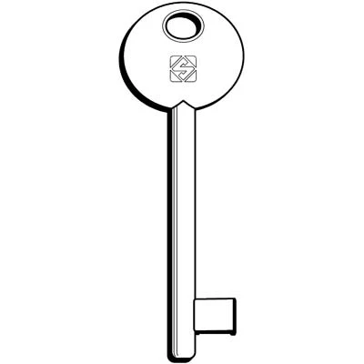 Chiave Patent 6P2D Silca - Ottone Nichelato- 5 Pezzi