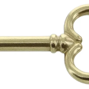 Bl Chiave Per Mobili 33708 Ottone Lucido 2 Pz- Metal Style- 5,0 Blister