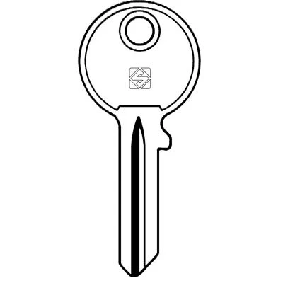 Chiave Piatta Globe Gl4R Silca - Ottone Nichelato- 5 Pezzi
