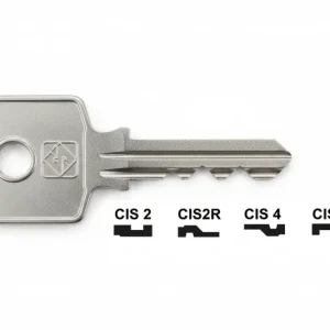 Chiavi Per Cilindri Cas-Cisma 4 Spine Piccole- - Cis4 Dx - 10 Pezzi Silca