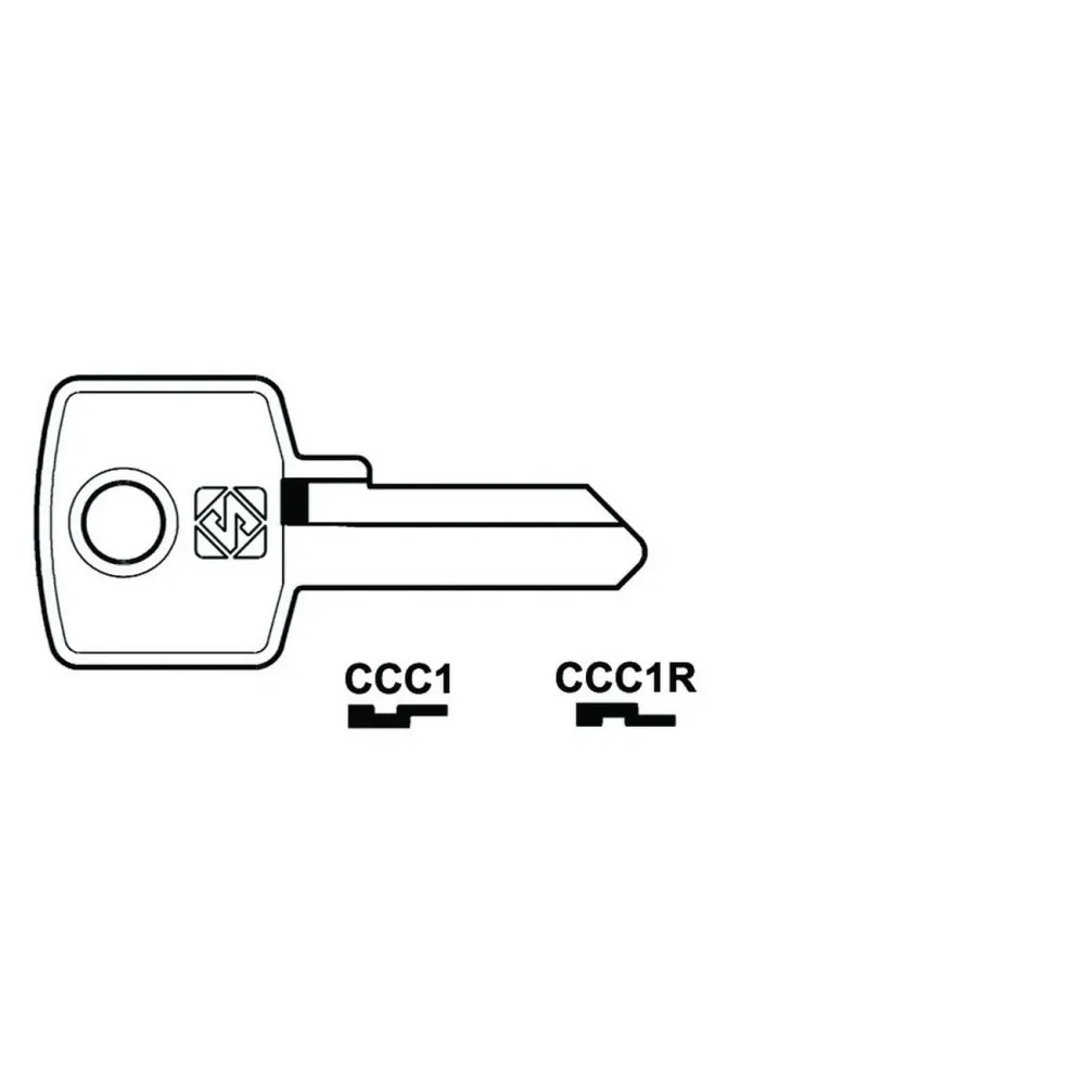 Chiavi Per Cilindri Ccc 4 Spine Grandi - CCC1R SX - 10 pz