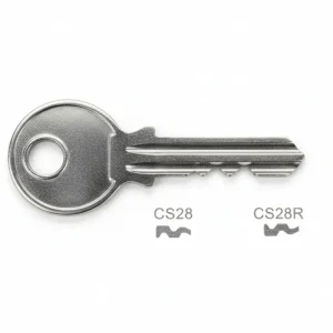 Chiavi Per Cilindri Cisa 4 Spine Piccole- - Cs28 Dx - 10 Pezzi Silca