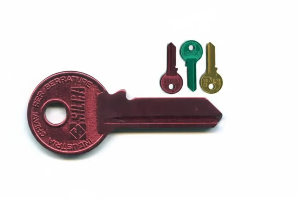 Chiavi Per Cilindri Viro 5 Spine Grandi Vi081U- - Vi081U Sx Ultralite Verdi - 10 Pezzi Silca