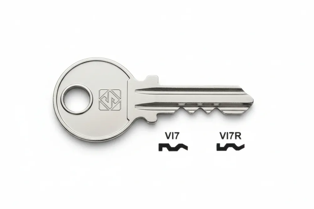 Chiavi Per Cilindri Viro 5 Spine Piccole- - Vi7R Sx - 10 Pezzi Silca