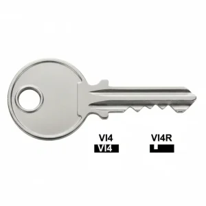 Chiavi Per Cilindri Viro 4 Spine Piccole- - Vi4R Sx - 10 Pezzi Silca