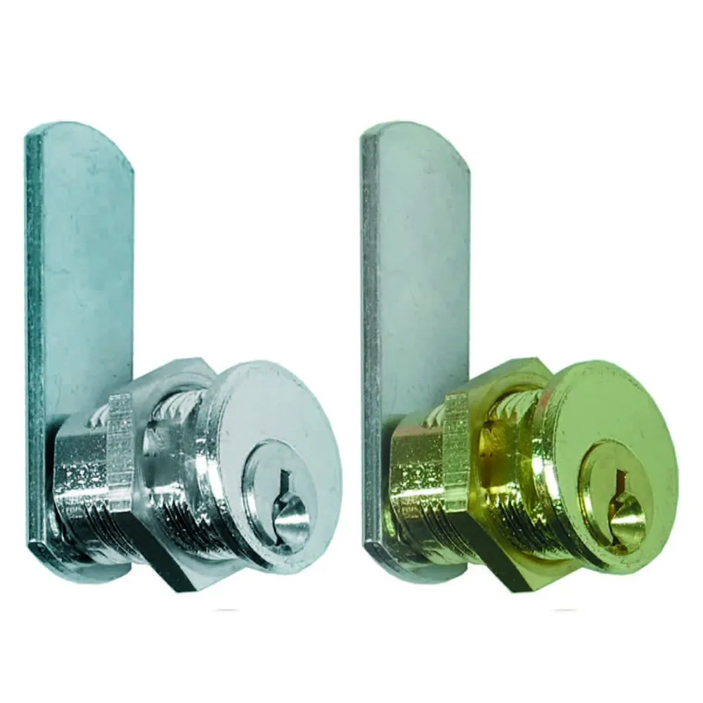 Cilindri Leva Per Armadietti - mm.16 - ø mm.20 - cilindro ottone nichelato - 5 pz