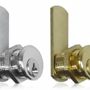 Cilindri Leva Per Armadietti- - Mm.30 - Ø Mm.20 - Cilindro Ottone Satinato - 5 Pezzi Meroni