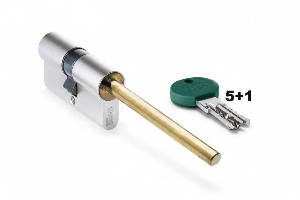 Cilindro Europeo Doppio Profilo R700 Per Pomolo 82R76- - Mm.60 Centrato (30+30) (82R76D0309C.H526) - 1 Pezzi Iseo