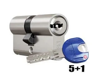 Cilindro Europeo Sagomato Titan K66- - Mm.100 (40X60) (K66-Ng4060-5Ch+1C/Bc) - 1 Pezzi Cr
