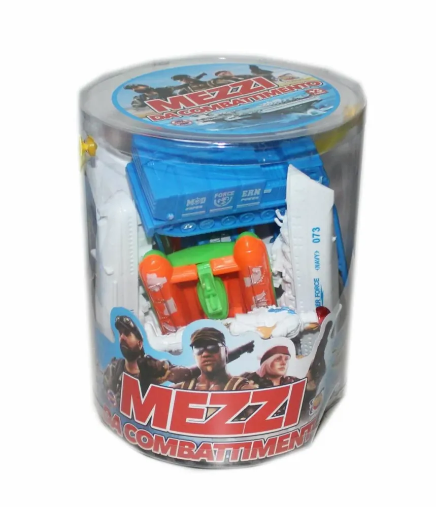 CILINDRO MEZZI DA COMBATTIMENTO GOMMONE+NAVI