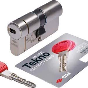 CILINDRO PROFILATO DOPPIO 'ASTRAL TEKNO PRO' mm 45+10+55 110 (50+60) Cisa