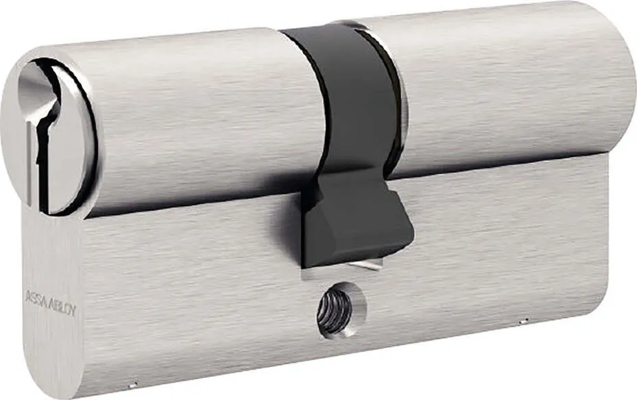 CILINDRO PROFILATO DOPPIO SERIE 'GEMMA' mm 25+10+35 70 (30+40) ottone Assaabloy