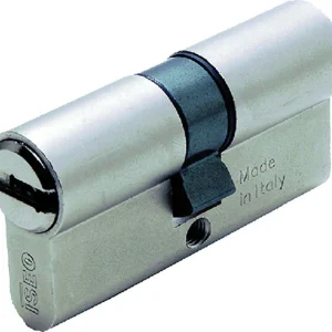 CILINDRO SAGOMATO 'R6' mm 25+10+35 70 nichelato (30+40) Iseo