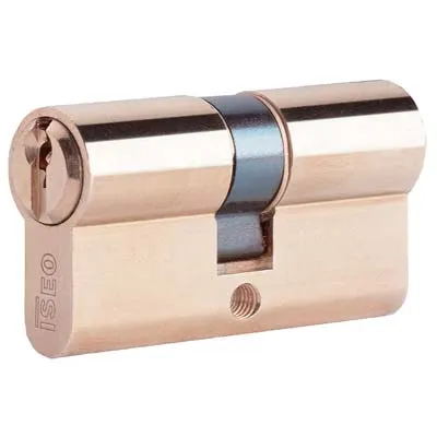 Cilindro Sagomato 8209 Iseo Ottone Chiavi 3 Camma Din Mm 65 30+35