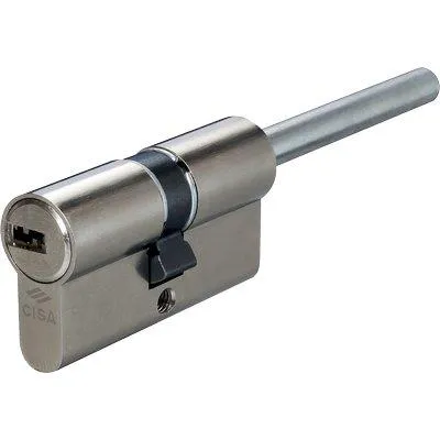 Cilindro Sagomato Asixp8 Pro Pomolo Cisa Ott.Nich.Satin Chiavi 5+1 Mm 80 30+50