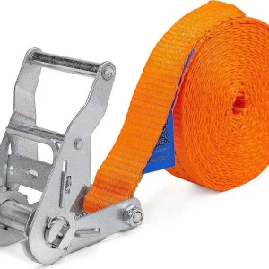Cinghia Di Tensione 10mtx50mm Con Cricchetto Tirante Fasce Cricchetto Ancoraggio