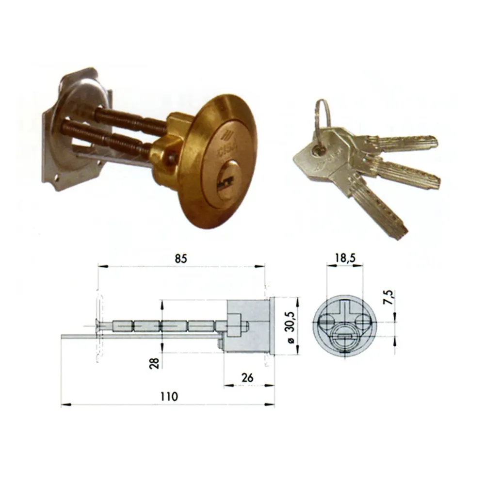 Cisa 0E500-00-0 Cilindro Da Applicare