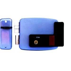 CISA - 11670-60-2 SERRATURA ELETTRICA DA APPLICARE ESTERNA CILINDRO STACCATO CON PULSANTE PER APERTURA Mano: SX