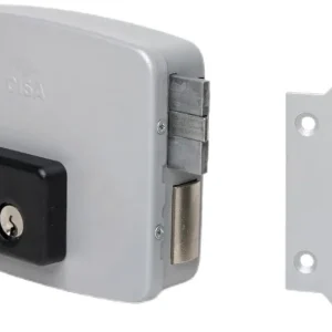 Cisa Elettroserratura Legno Appl. Puls+Cil/Int 2M+S Art. 11670601N7 Entrata Regolabile Mm.50-70 Dx