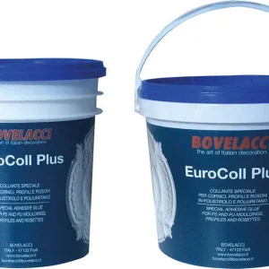 COLLANTE PER POLISTIROLO Eurocoll Plus - Kg. 1,8 barattolo Bovelacci