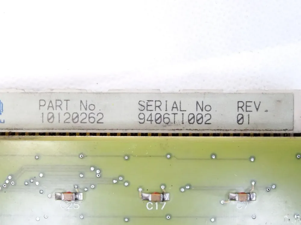 Comau RBC 10120262 rev01 RBC Circuit Board