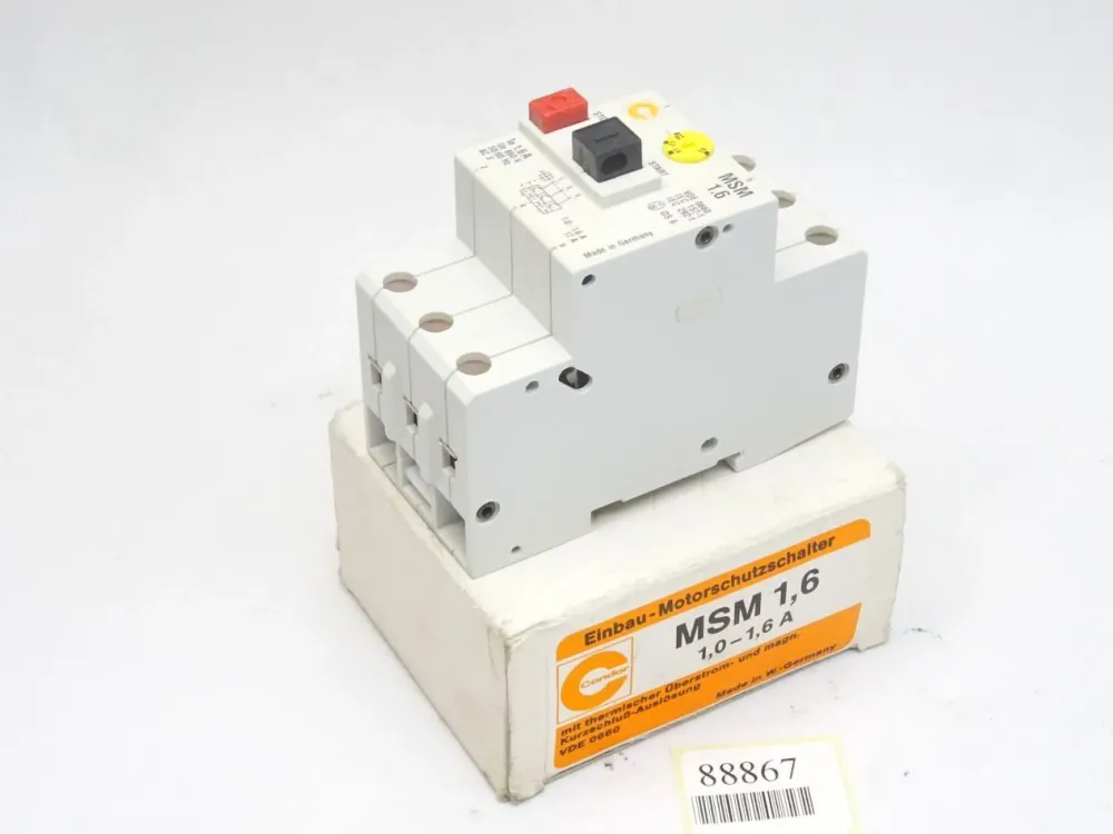 Condor Einbau-Motorschutz MSM 1,6 1,0-1,6A / Neu OVP