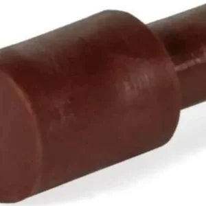 CONFEZIONE 16 PEZZI - MENSOLINE REGGIPIANI NYLON - CON PERNO Ø5MM - COLORE MARRONE