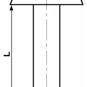 Confezione di ribattini testa tonda ø 5,2x18mm peso di 1 kg