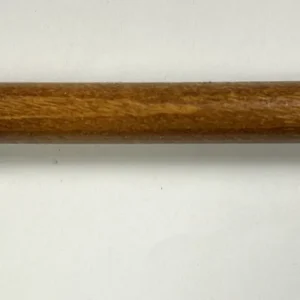 CONNEX - MANIGLIA LEGNO DI NOCE CON ANGOLARI NERI 64MM