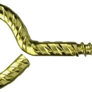 CONNEX MASIDEF - 2 OCCHIOLI RUSTICI PER LEGNO OTTONATO 4,0X40X20mm