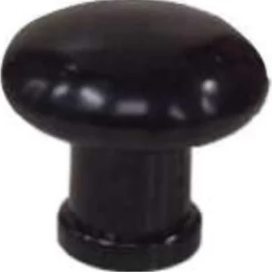 CONNEX - POMOLO PLASTICA 32MM NERO