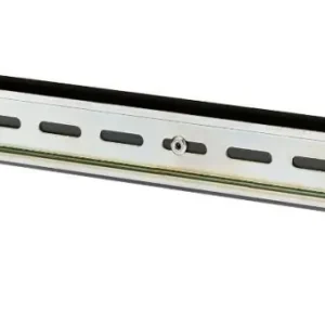 Contenitore Guida DIN 1U per Armadi 19'' Nero