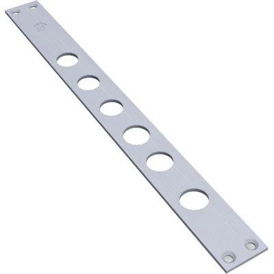Contropiastra Cp2530/28 Securemme Inox Mm 356X35 H.Mm 3 I.Mm 28 X 2431 2681