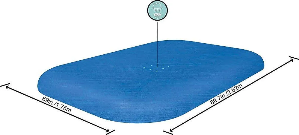 Copertura Per Piscina Family Telo Copripiscina Rettangolare 262x175x51 Cm 58319